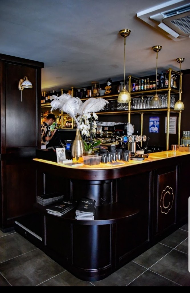 Historic Cassani SRL storefront in Sanremo – furnishings and gelato and pastry equipment