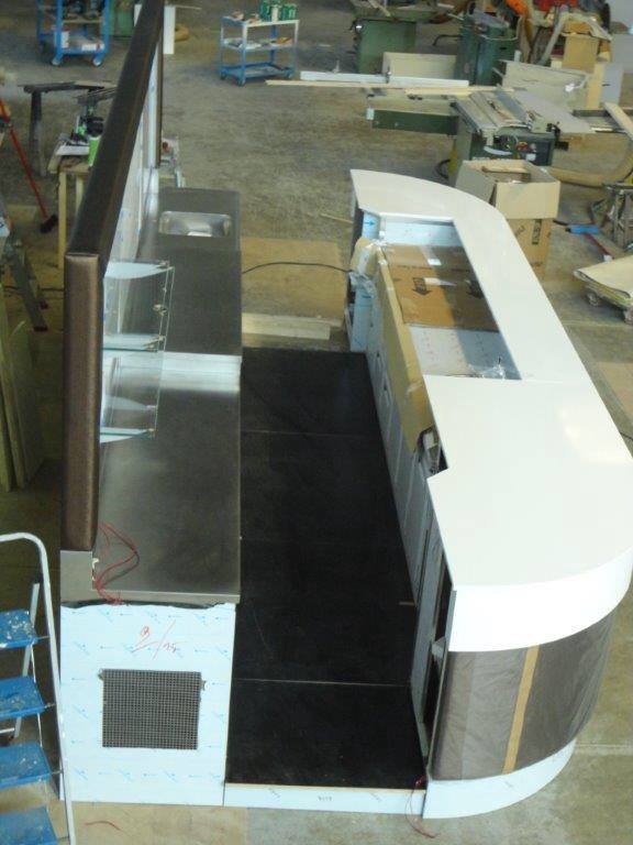 Caffè Maurice Sanremo– arredo realizzato da Cassani SRL