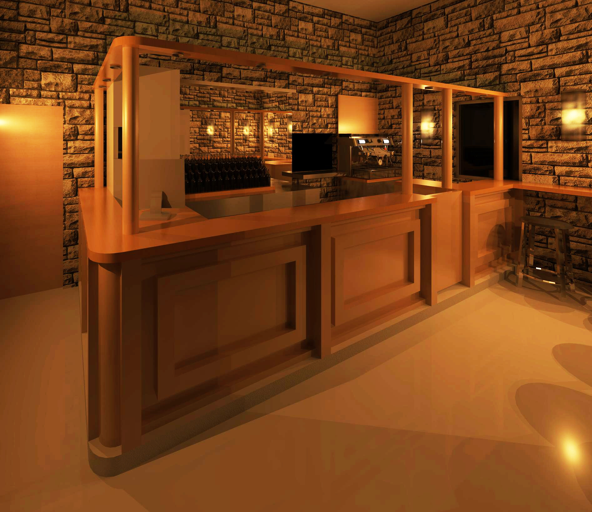 Le Safranier Francia– arredo realizzato da Cassani SRL