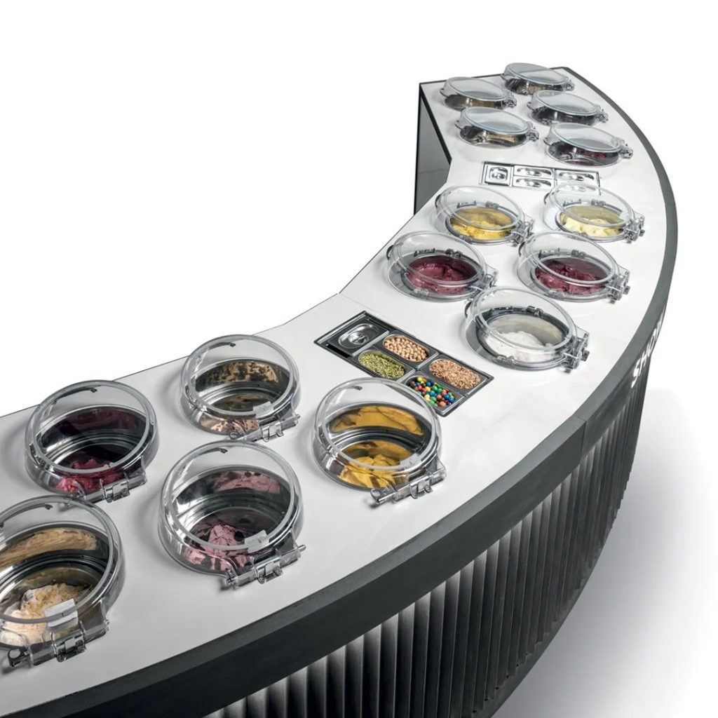 Professional gelato display case – Cassani SRL